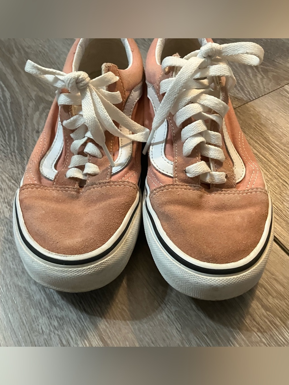 Peach Pink Vans Old School Sneakers Women’s 6